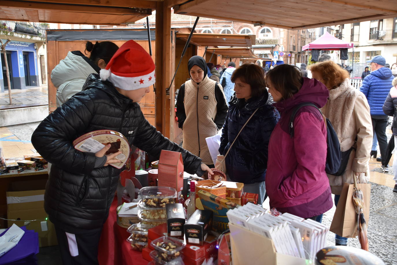 Mercado navideño en Calahorra
