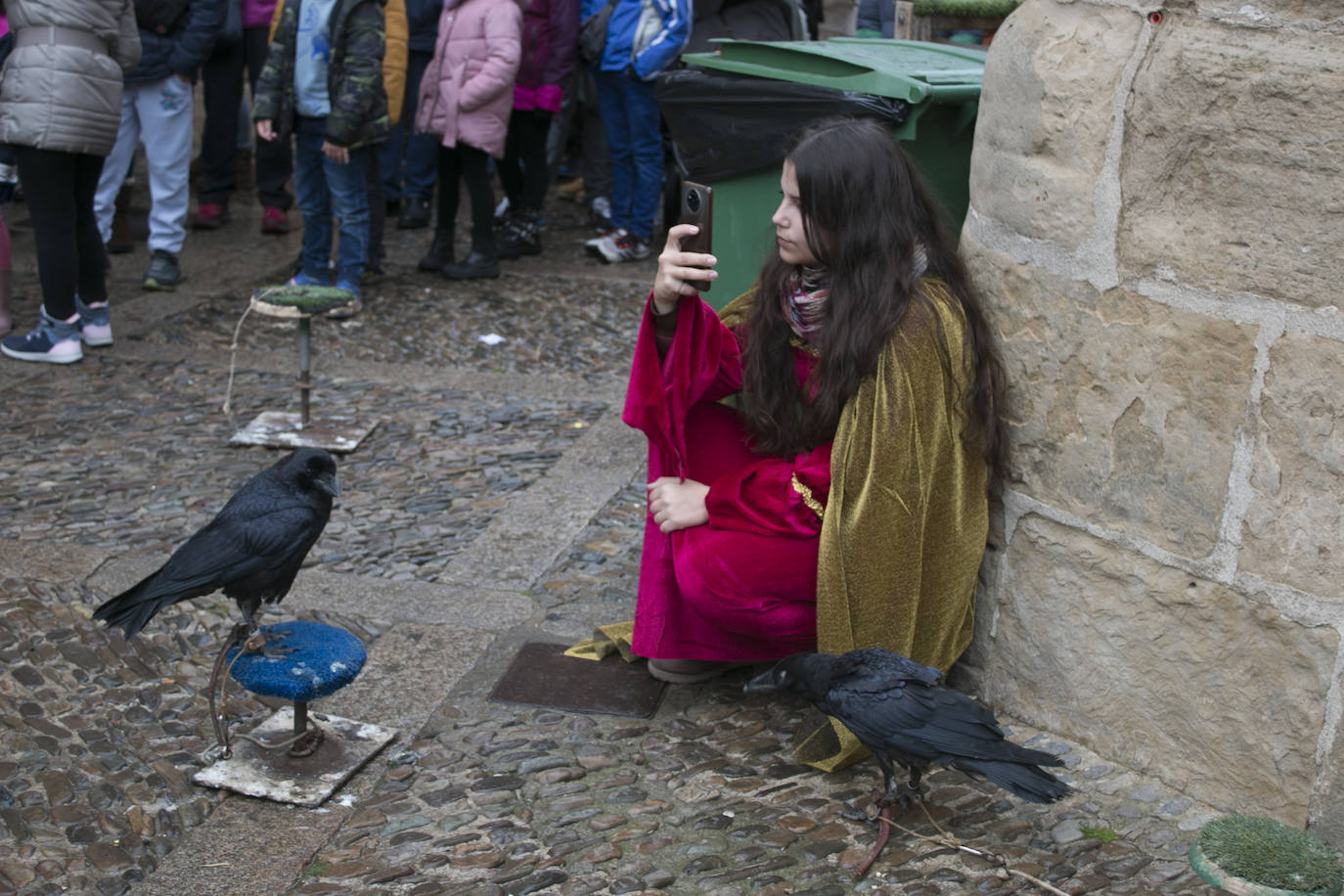 Las ferias de Santo Domingo continúan bajo la lluvia