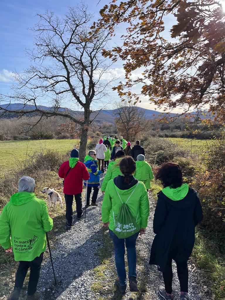 Marcha contra el cáncer en El Rasillo