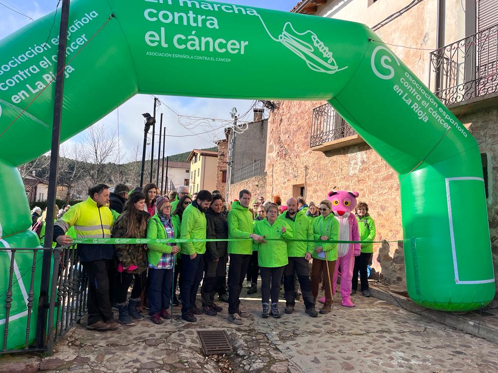 Marcha contra el cáncer en El Rasillo