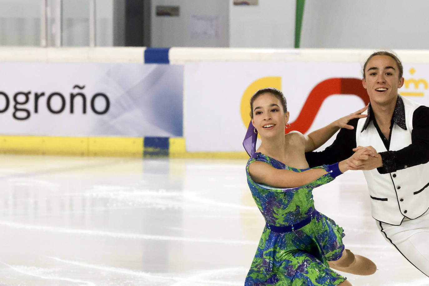 Segunda jornada del Campeonato de España de patinaje sobre hielo
