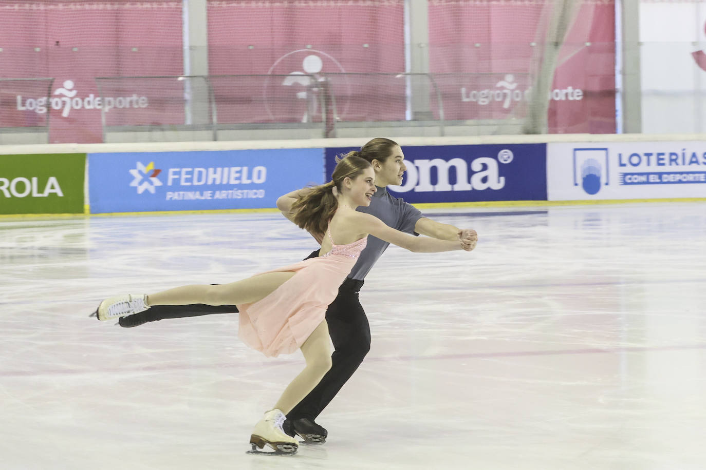 Segunda jornada del Campeonato de España de patinaje sobre hielo