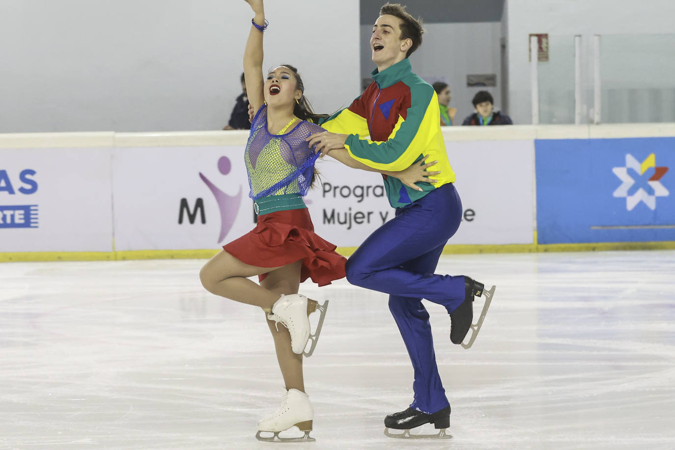Segunda jornada del Campeonato de España de patinaje sobre hielo