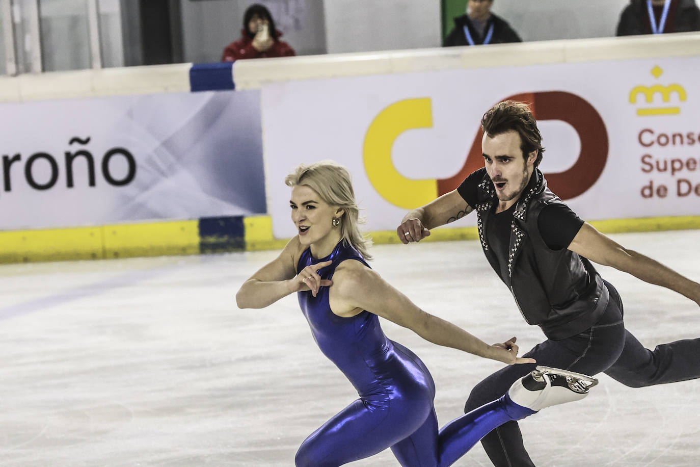 Segunda jornada del Campeonato de España de patinaje sobre hielo