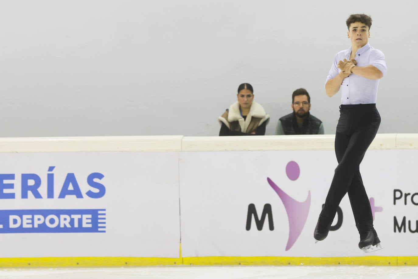 Tercera jornada del Campeonato de España de patinaje sobre hielo