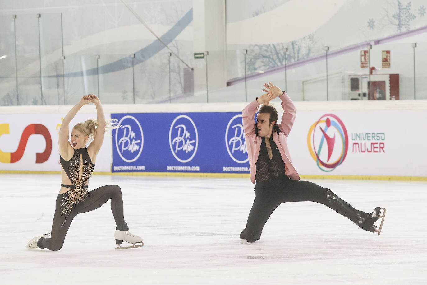 Tercera jornada del Campeonato de España de patinaje sobre hielo La Rioja