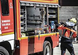 Camión de Bomberos en el parque del CEIS en una imagen de archivo.