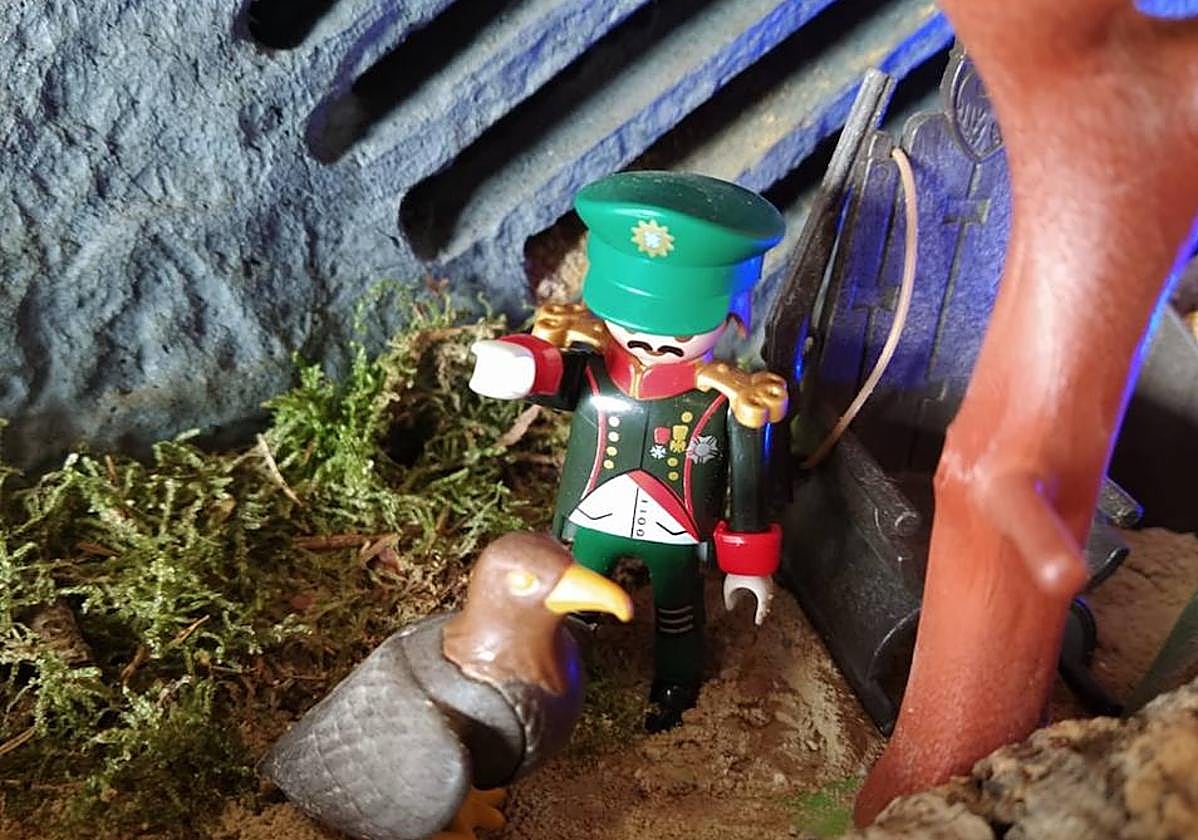 Polémica por una figura de Franco en un belén de Calahorra