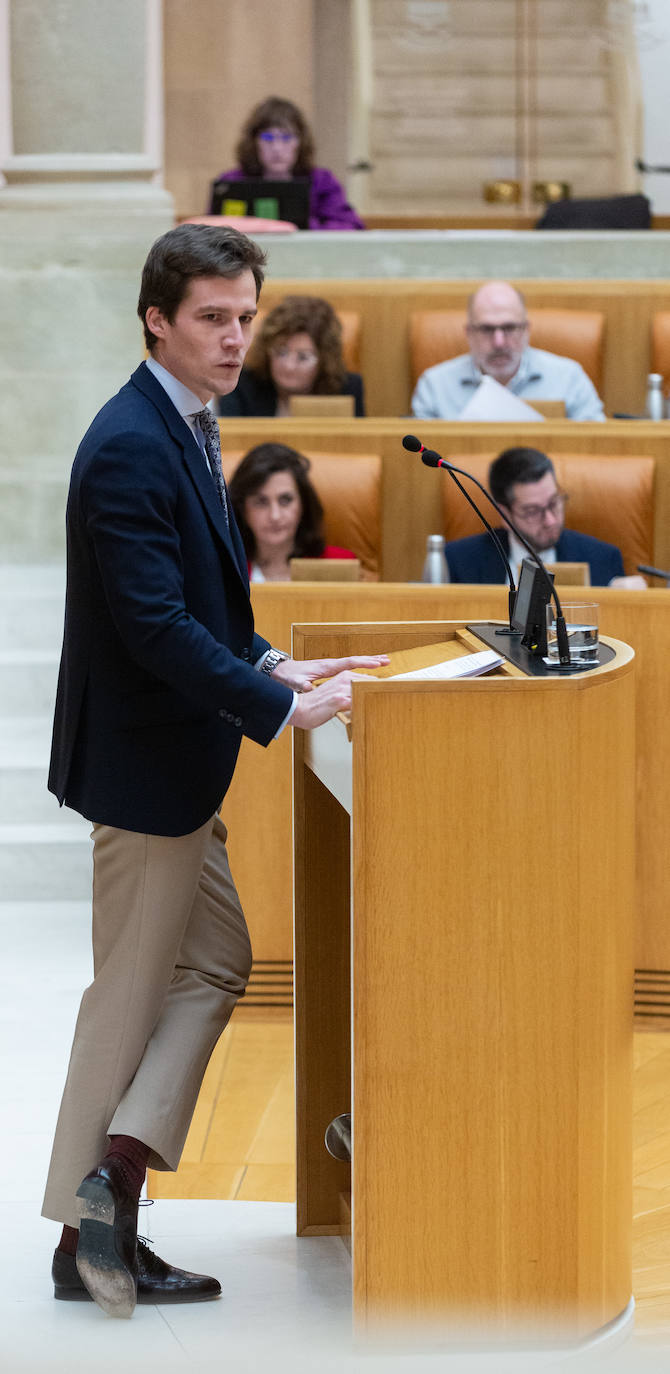 Las imágenes del Pleno del Parlamento de La Rioja