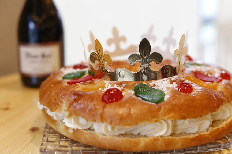 Roscón de Reyes elaborado en casa.