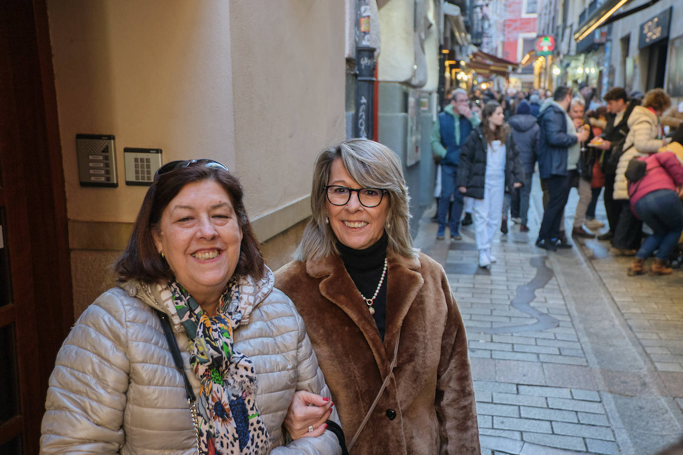 Ambiente en las calles Laurel y San Juan