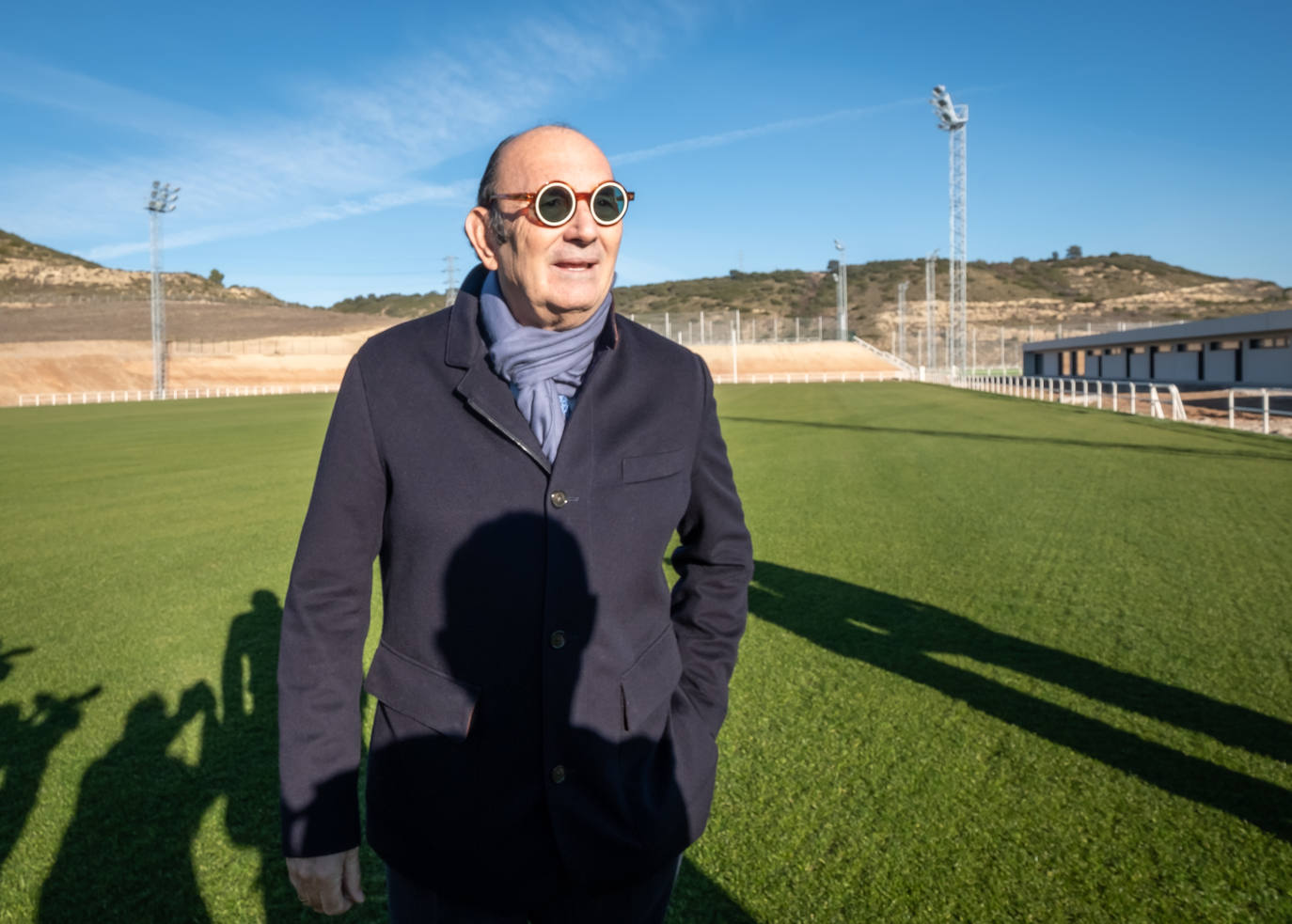 Fotos: Félix Revuelta visita las obras de la ciudad deportiva