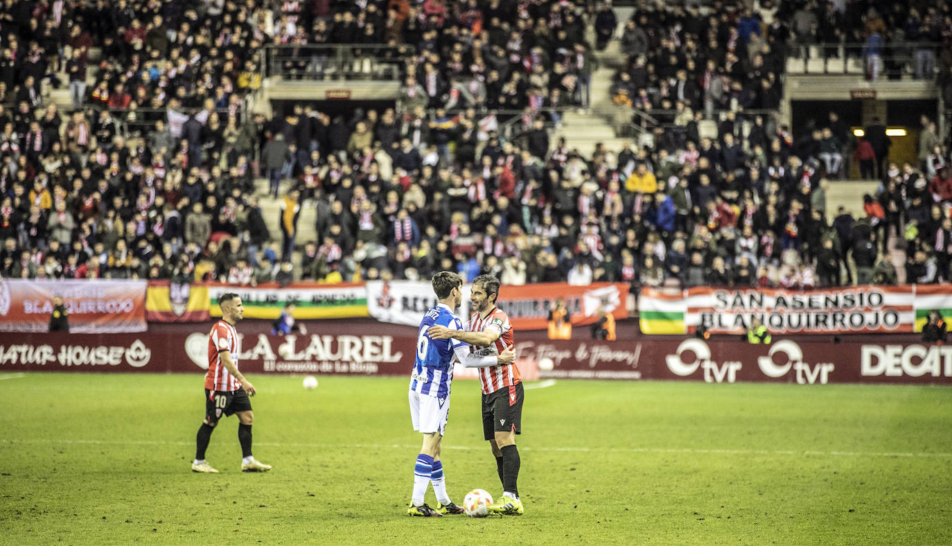 Fotos: El partido de Copa en Las Gaunas se vivió con emoción