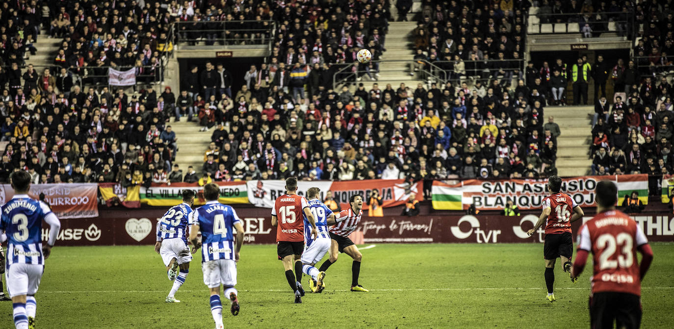 Fotos: El partido de Copa en Las Gaunas se vivió con emoción