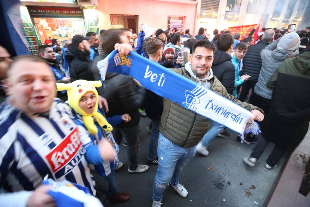 Fotos: El recorrido de los donostiarras del Espolón a República Argentina