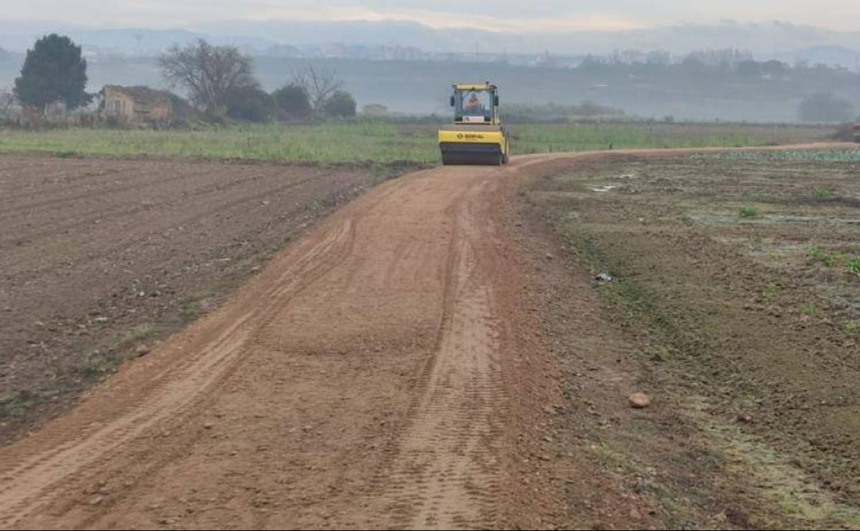 Trabajos realizados en una de las zonas afectadas. 