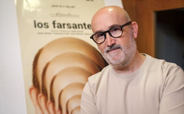 Javier Cámara, en la presentación de 'Los farsantes'. 