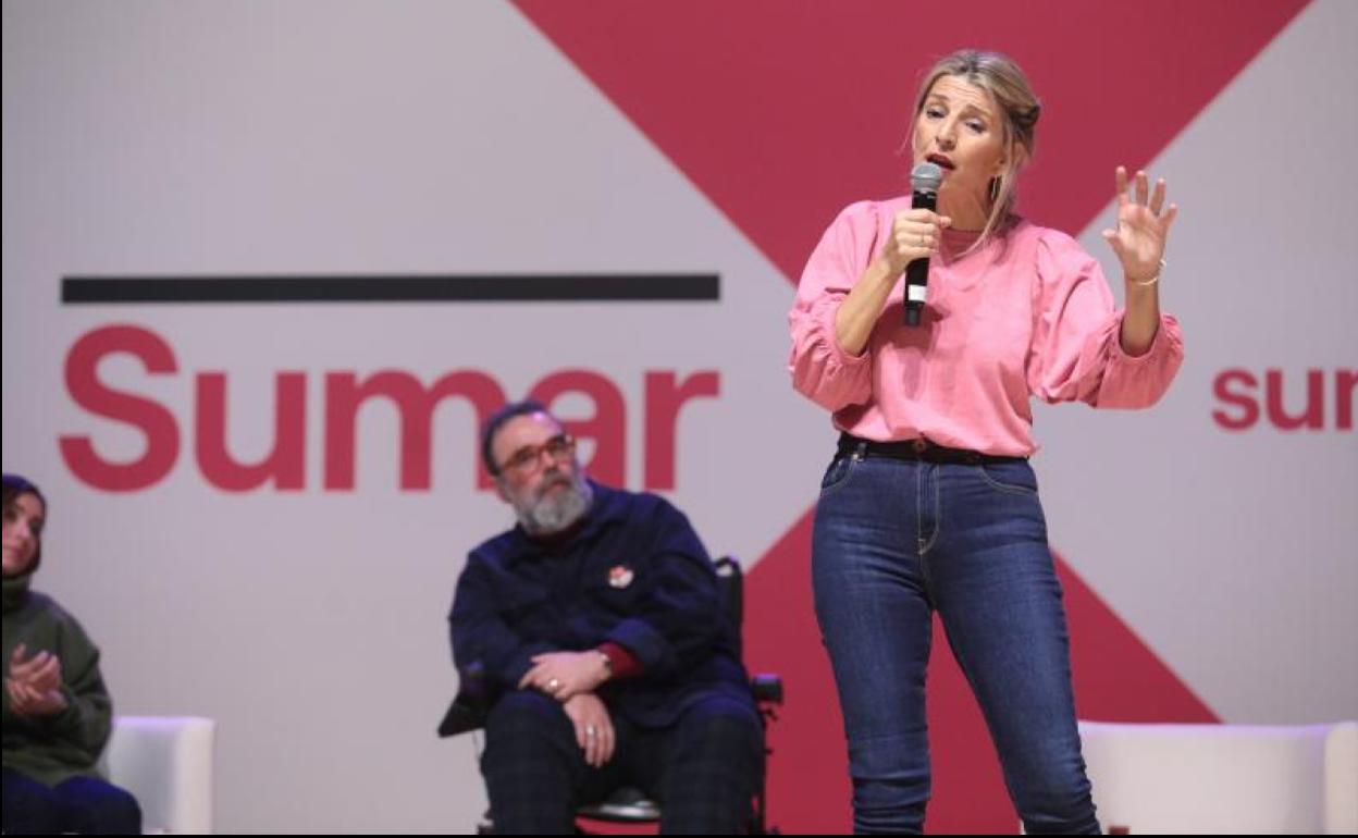 La vicepresidenta segunda, Yolanda Díaz.