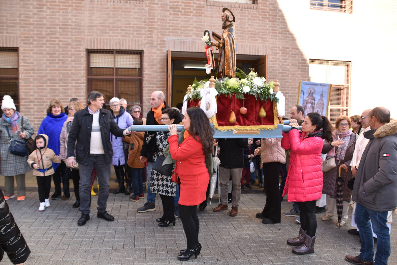 Procesión y bendición de San Antón en Rincón de Soto.