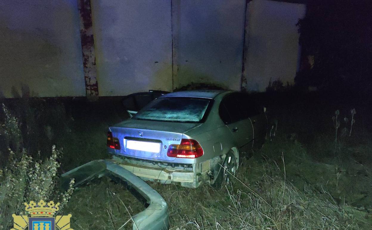 Detenido un conductor, drogado y sin carné, tras darse a la fuga en un control de carreras ilegales en el polígono Las Cañas de Logroño