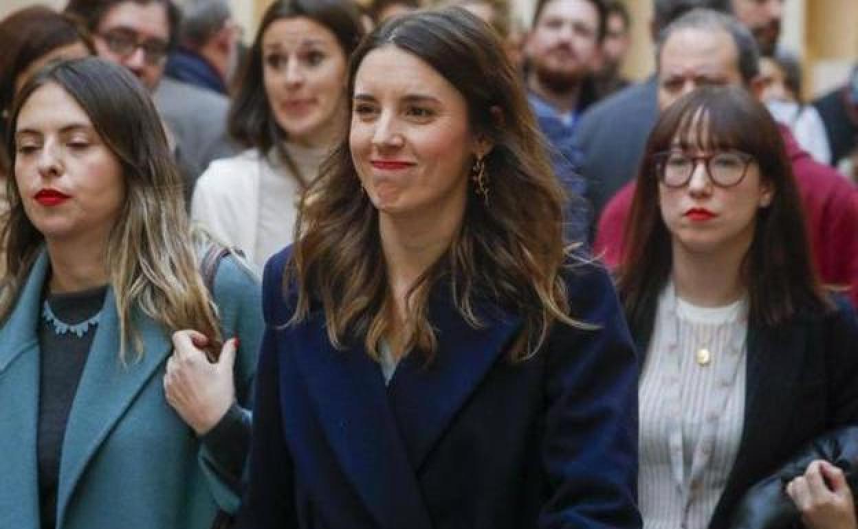 La ministra de Igualdad, Irene Montero