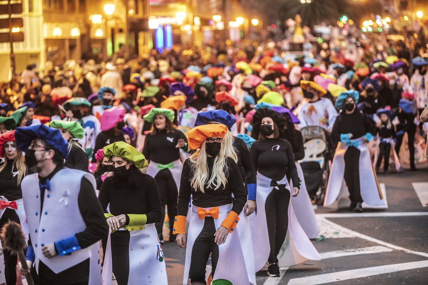 Imagen del desfile de Carnaval celebrado el pasado año en la capital. 