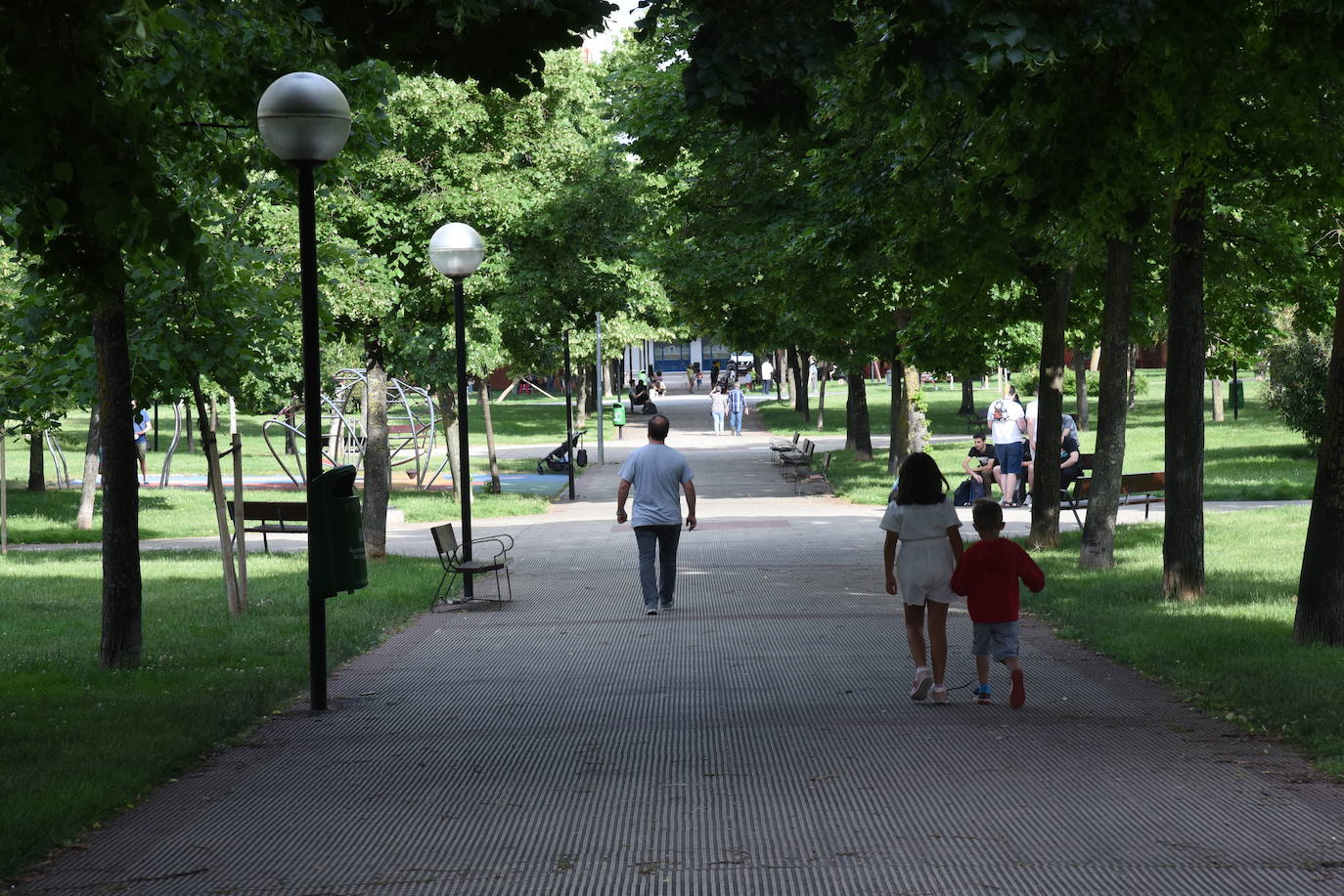 Imagen de archivo del parque de Santa Juliana de la capital. 