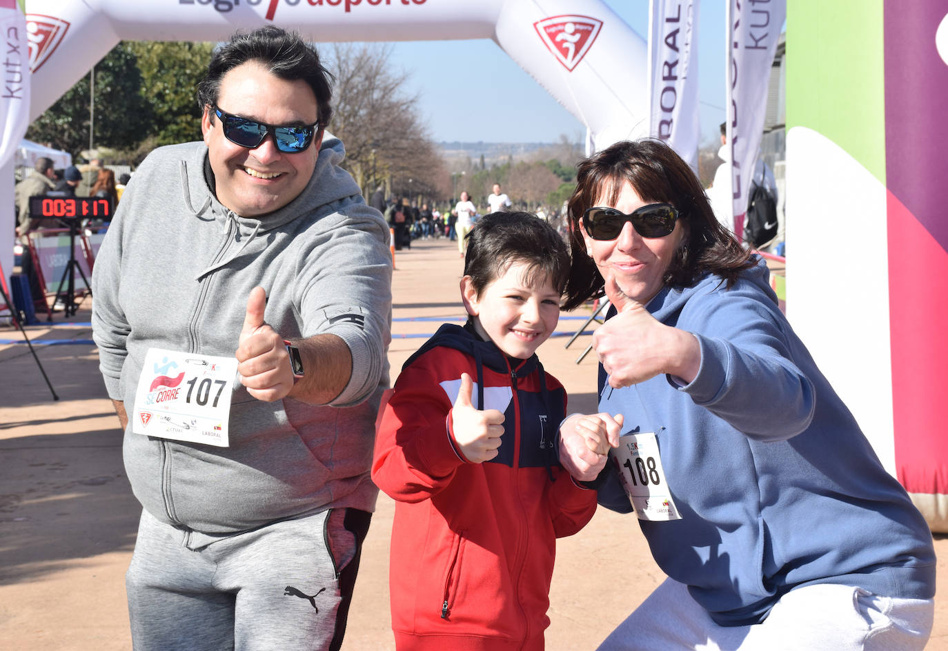 Fotos: Quinientas personas participan en &#039;En Logroño se corre&#039;