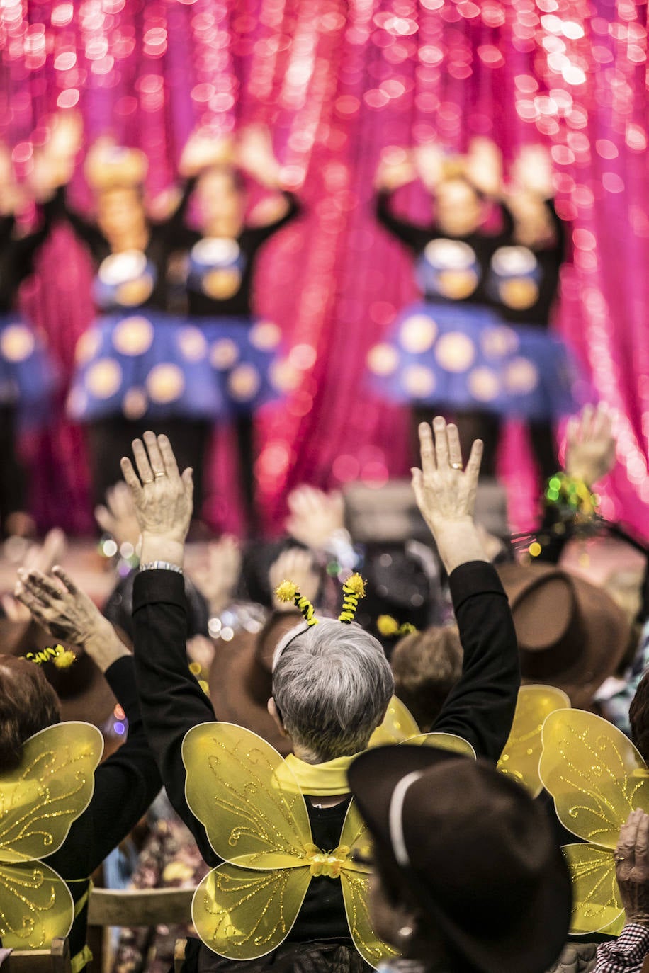 Fotos: Los mayores calientan el Carnaval