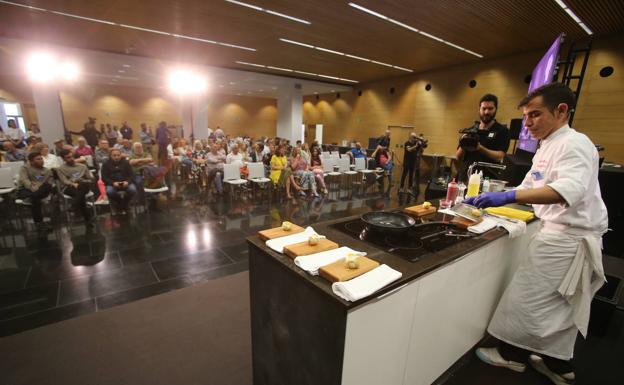 Un momento de la final del XX Concurso de Pinchos de La Rioja. 