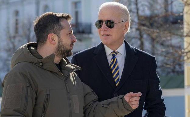 El presidente de Estados Unidos, Joe Biden, visitó esta semana Kiev.