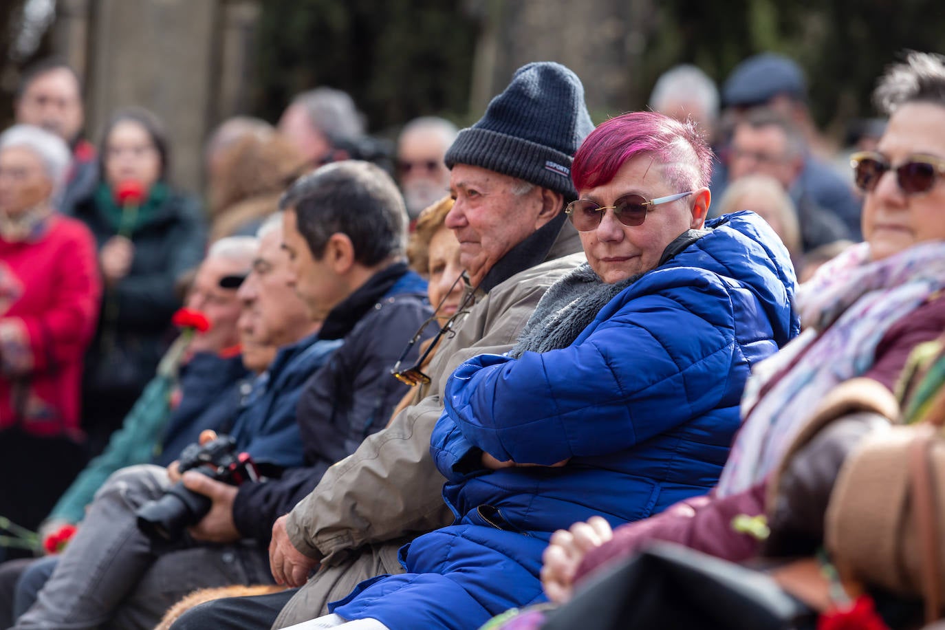 Fotos: Inauguración del memorial a los fusilados por el franquismo en Logroño