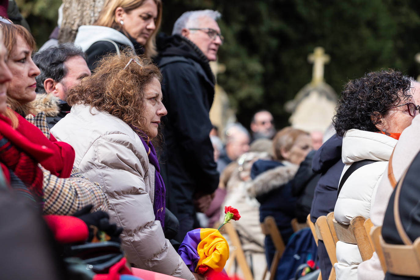 Fotos: Inauguración del memorial a los fusilados por el franquismo en Logroño