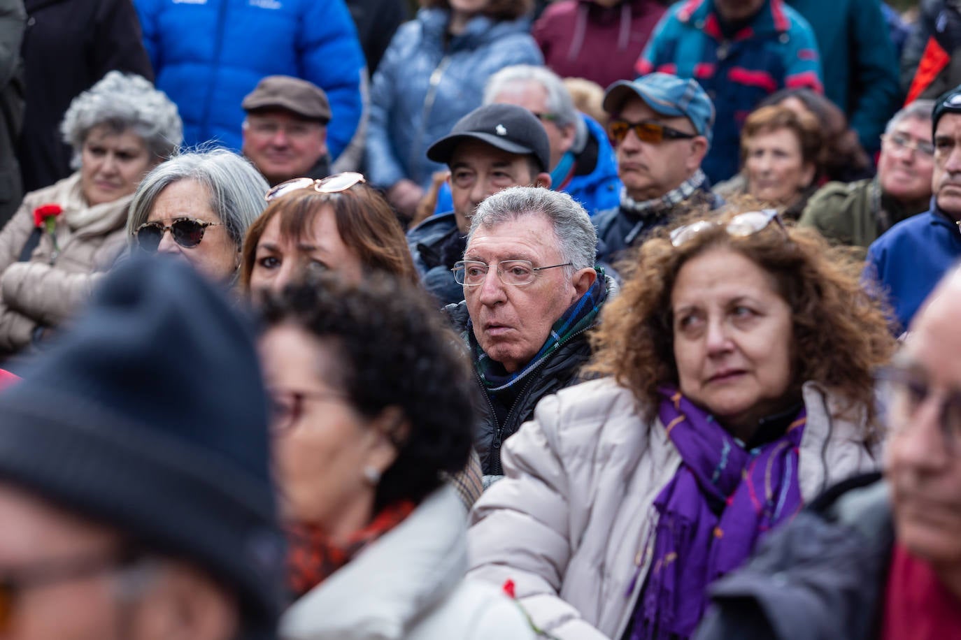 Fotos: Inauguración del memorial a los fusilados por el franquismo en Logroño