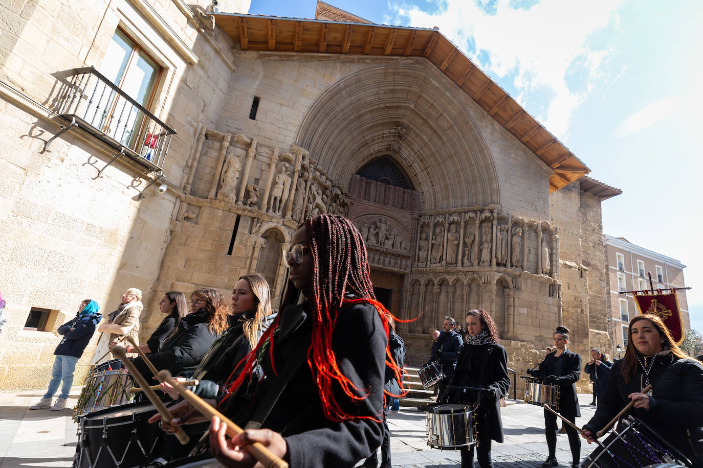 Fotos: Encuentro de cofradías de Semana Santa, en Logroño