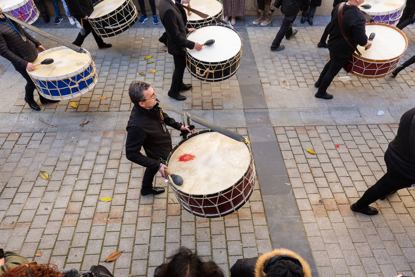 Fotos: Encuentro de cofradías de Semana Santa, en Logroño