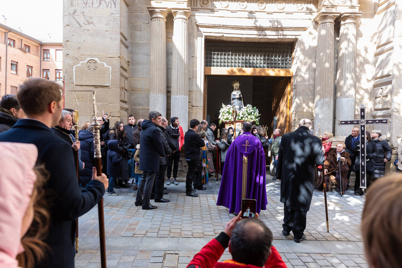 Fotos: Encuentro de cofradías de Semana Santa, en Logroño