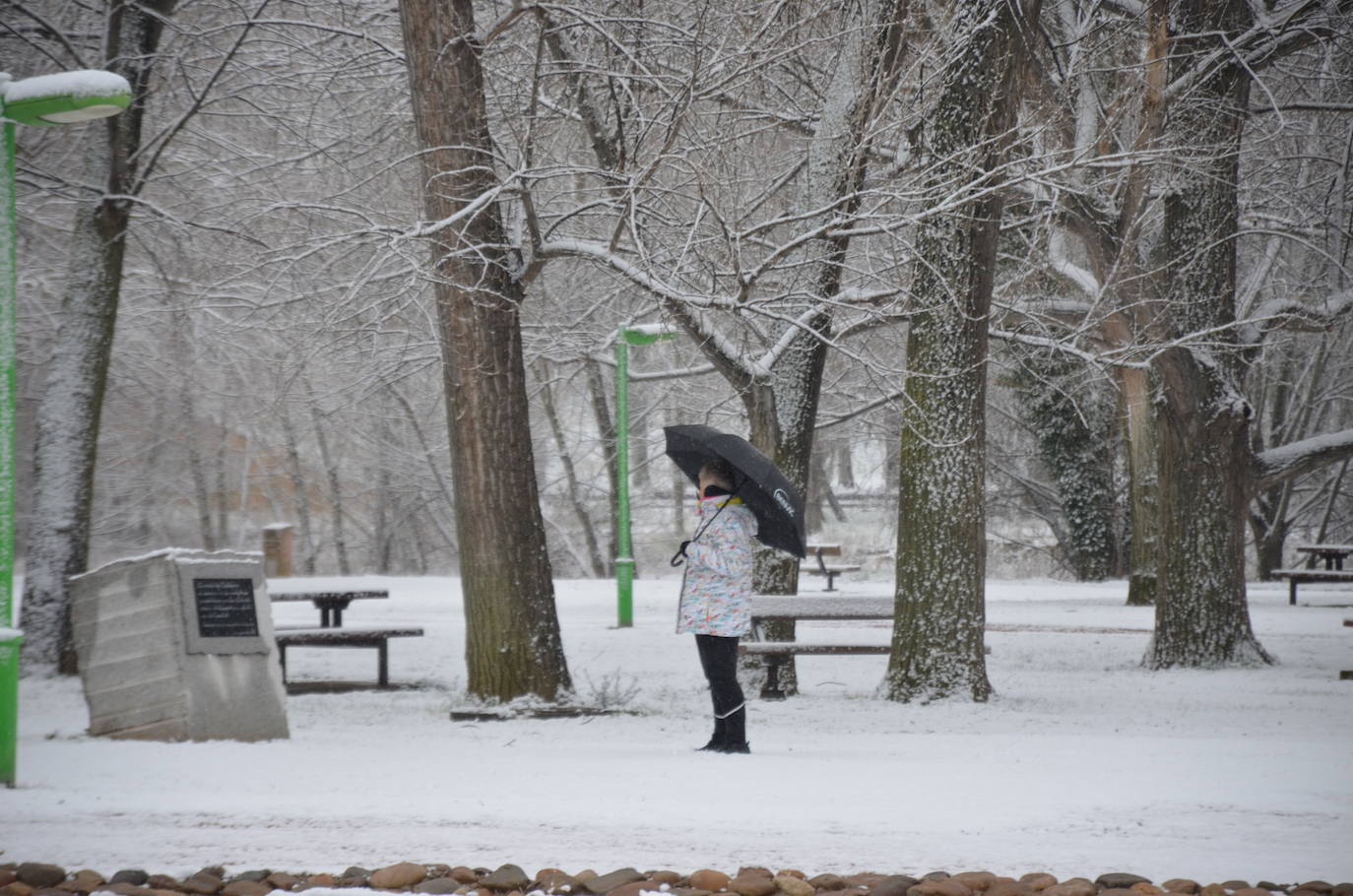 Fotos: Calahorra, epicentro de la nevada en el valle del Ebro