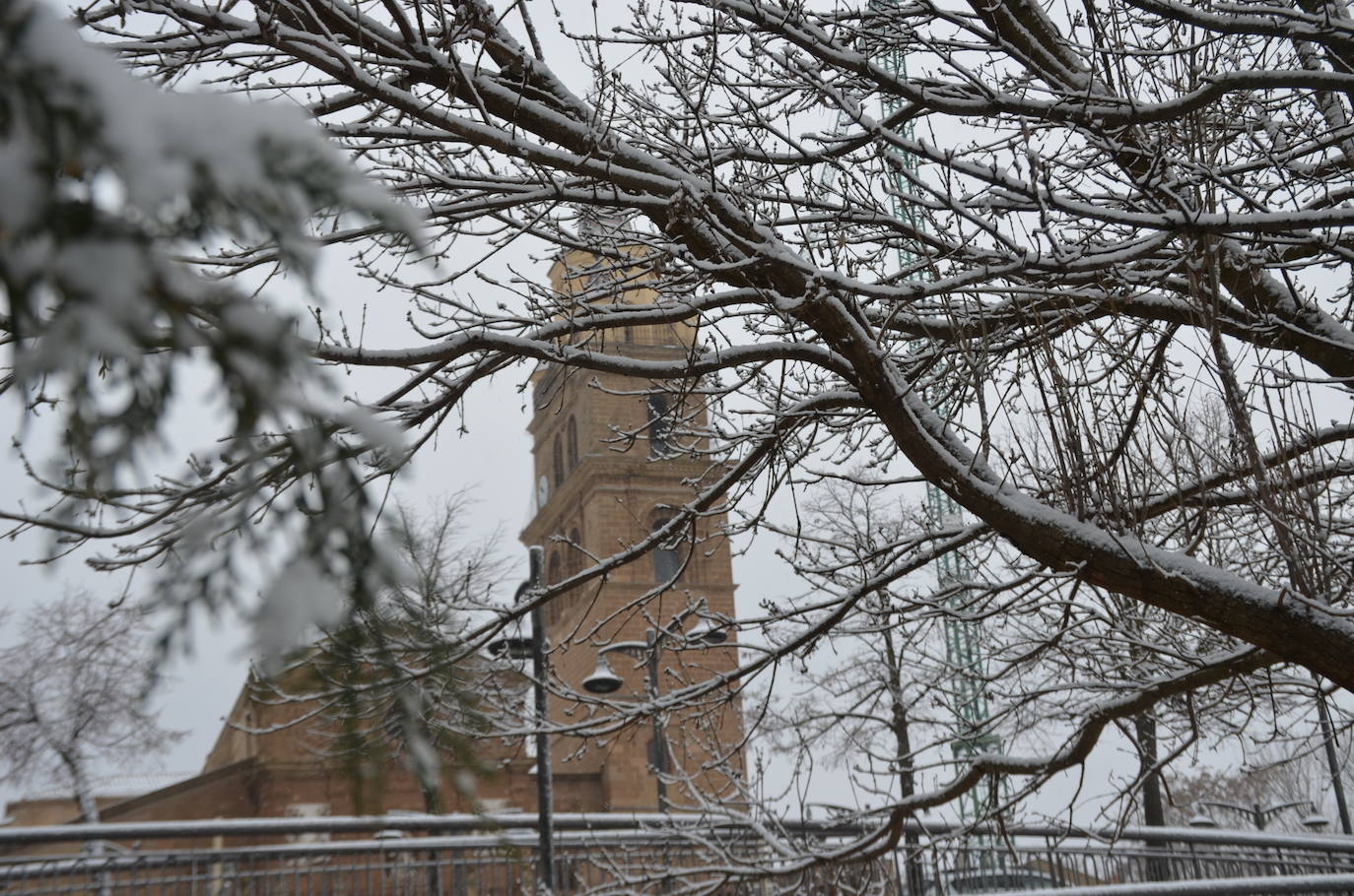 Fotos: Calahorra, epicentro de la nevada en el valle del Ebro