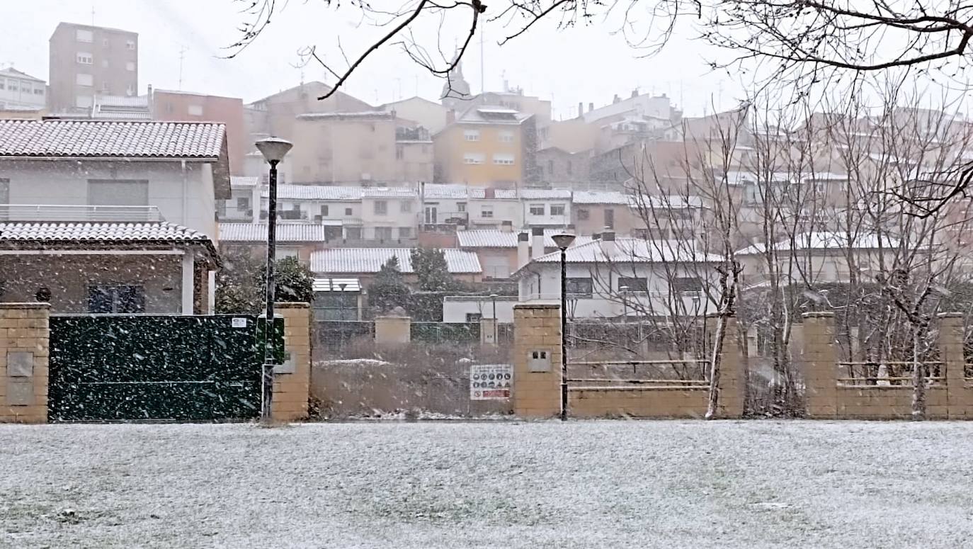 Fotos: Calahorra, epicentro de la nevada en el valle del Ebro