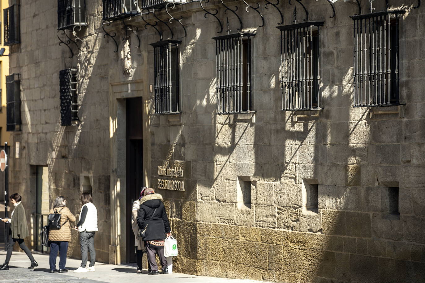 Oficina de la Seguridad Social en Logroño. 