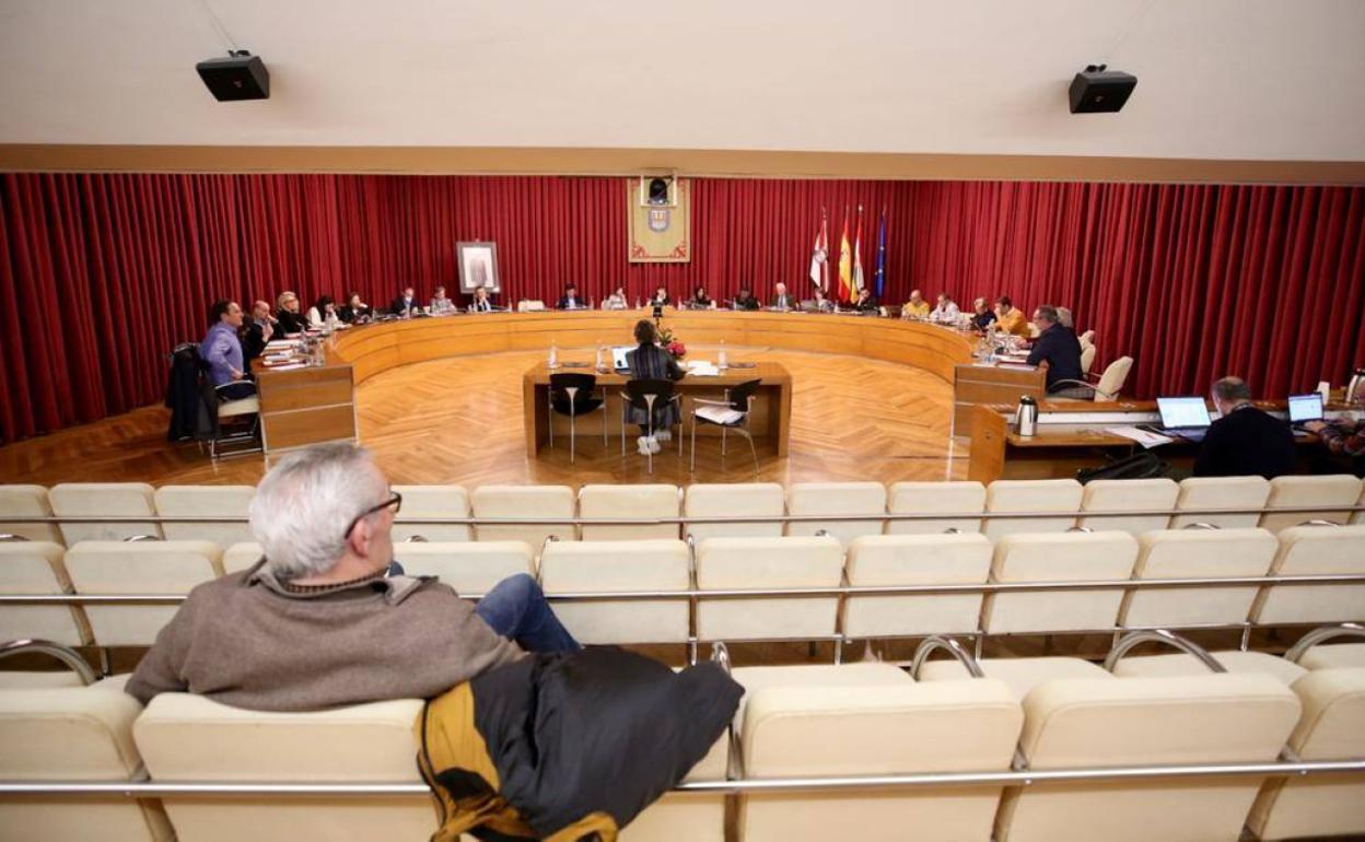 Imagen del pleno del Ayuntamiento. 
