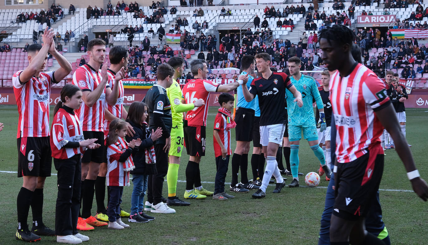 Fotos: El triunfo de la UD Logroñés frente a Osasuna hace sonreír a Las Gaunas