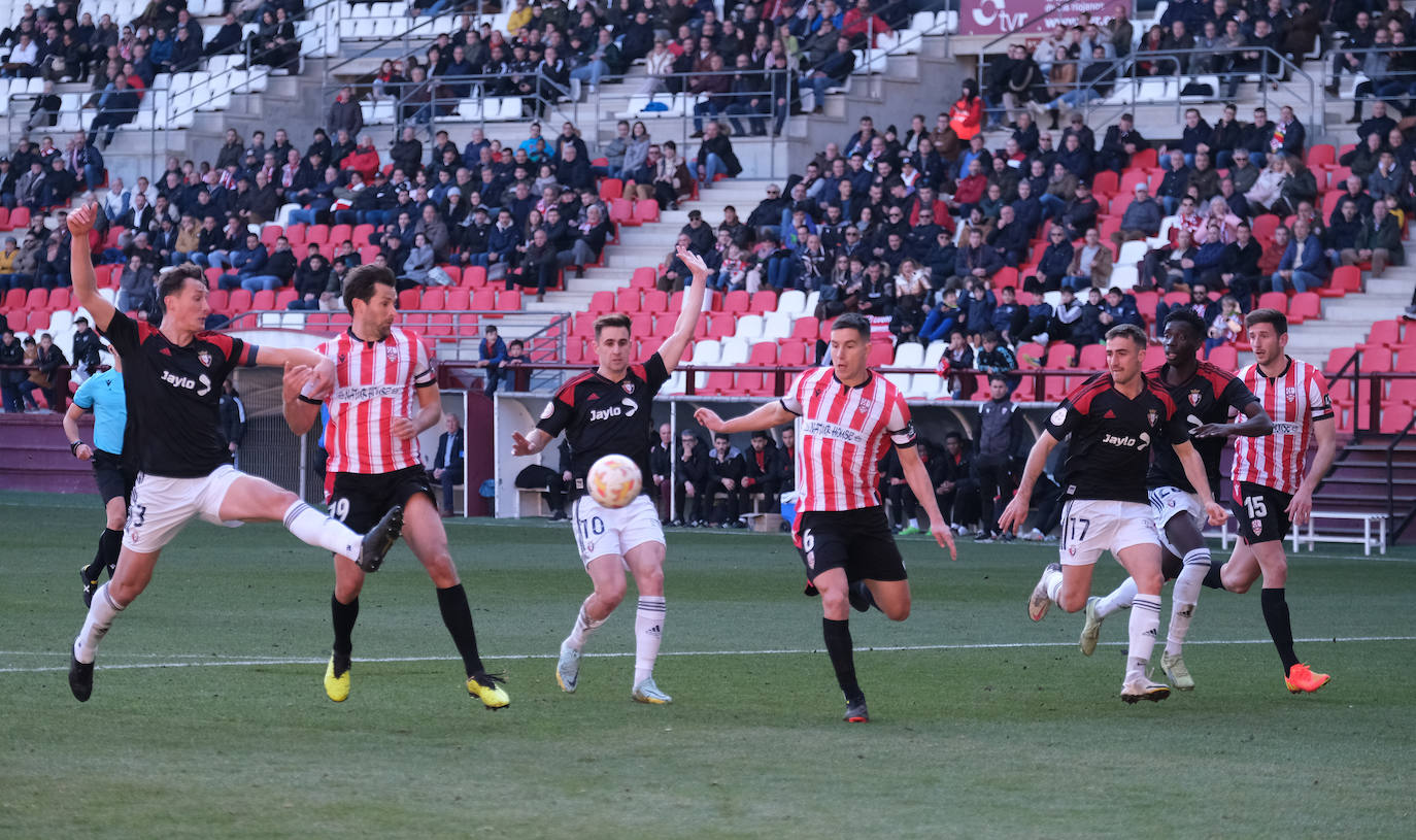 Fotos: El triunfo de la UD Logroñés frente a Osasuna hace sonreír a Las Gaunas