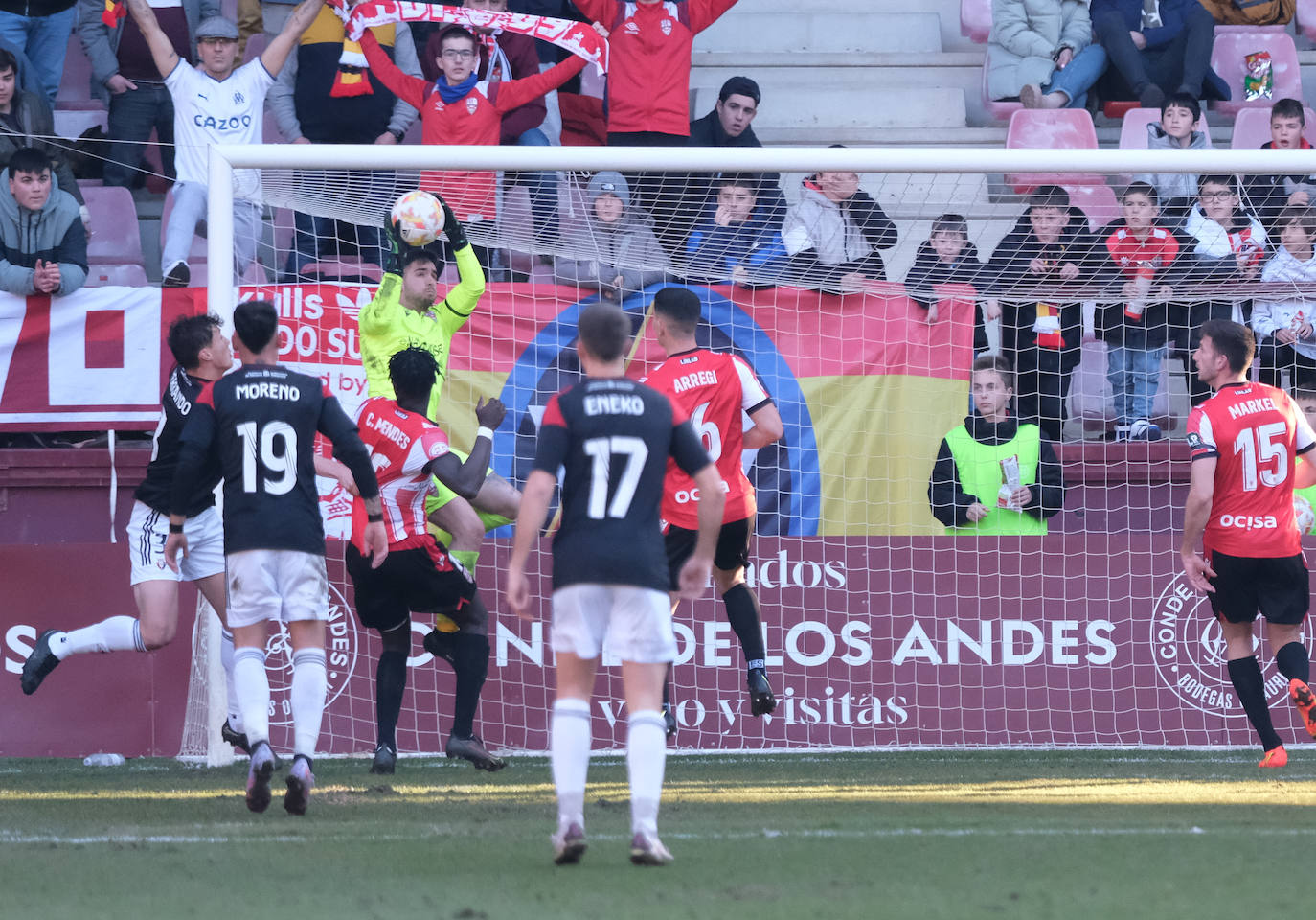 Fotos: El triunfo de la UD Logroñés frente a Osasuna hace sonreír a Las Gaunas