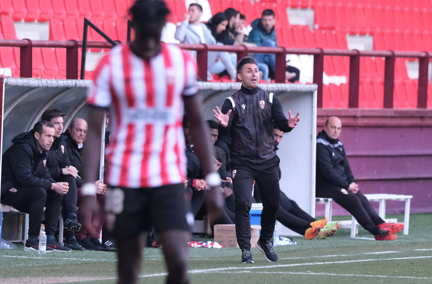 Fotos: El triunfo de la UD Logroñés frente a Osasuna hace sonreír a Las Gaunas