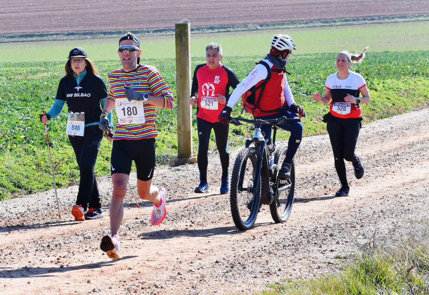 Fotos: El najerino David Martínez se impone en la Media Maratón del Camino