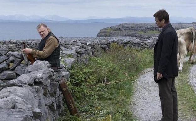 Brendan Gleeson y Colin Farrell en 'Almas en pena de Inisherin'.