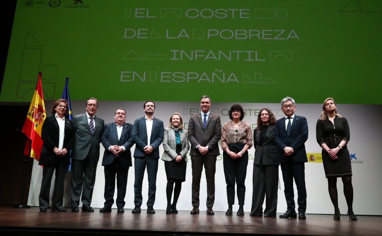 Presentación del estudio 'El coste de la pobreza infantil' en España. 