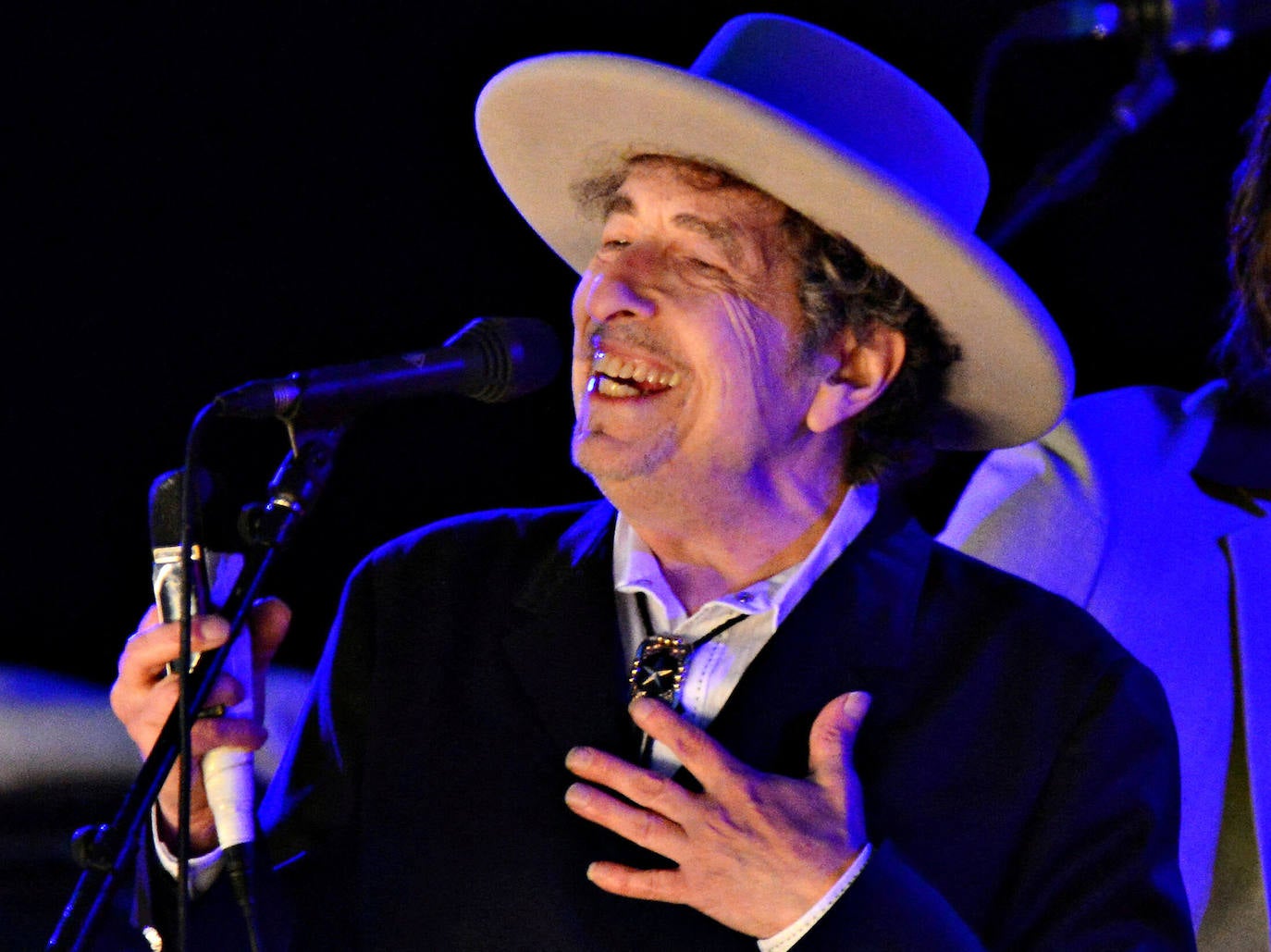 Bob Dylan, en un un concierto del pasado año. 